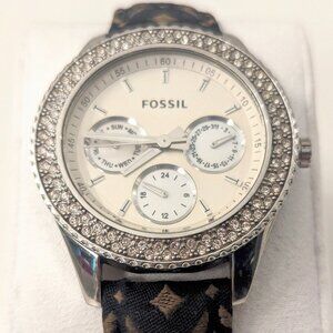 Fossil Women's Stella Signature Multifunction with Leather strap